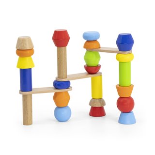 Viga Toys® Houten Toren Bouwspel